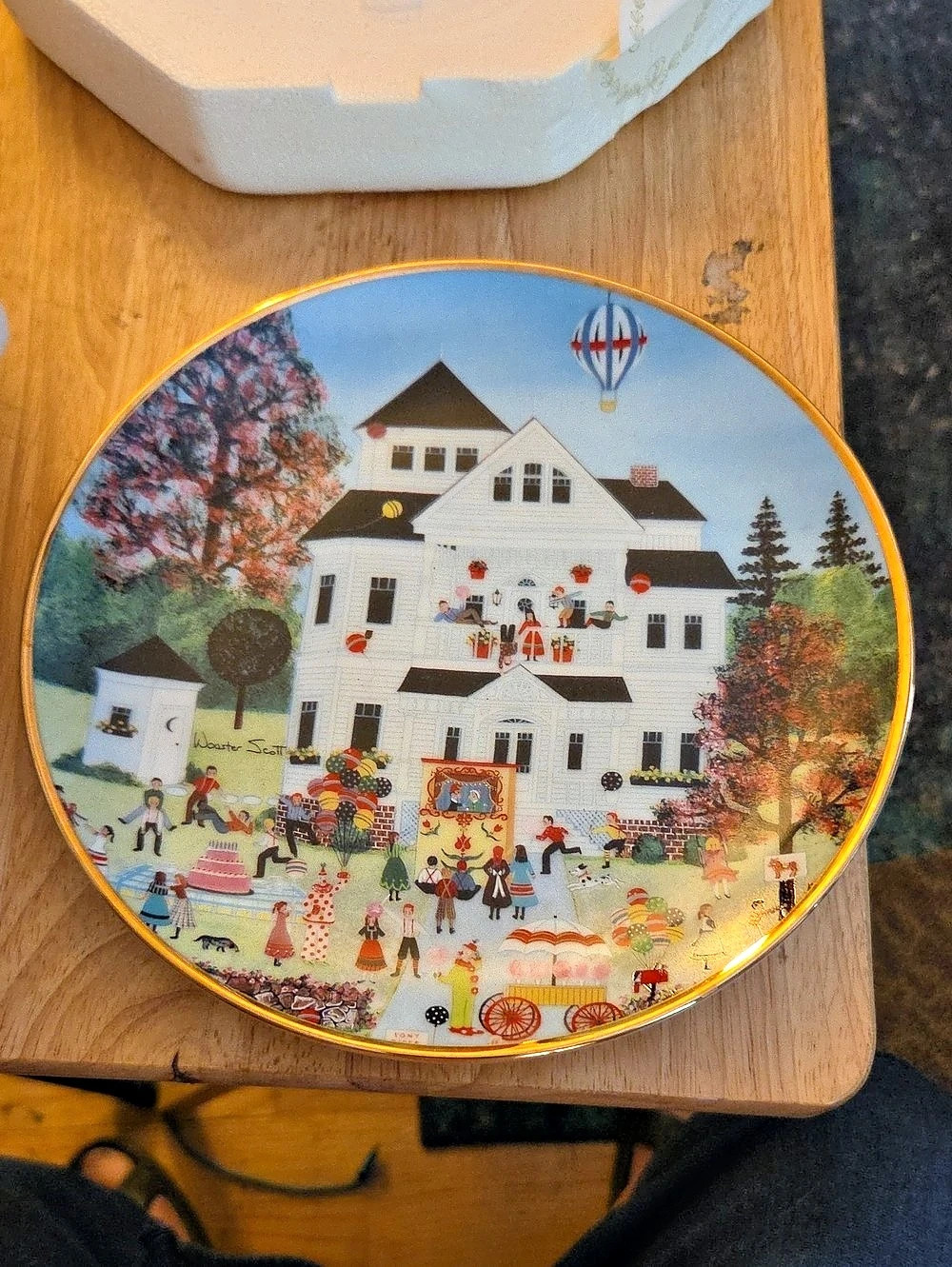 Wooster Scott Birthday Gala Limited Edition Plate Multicolor